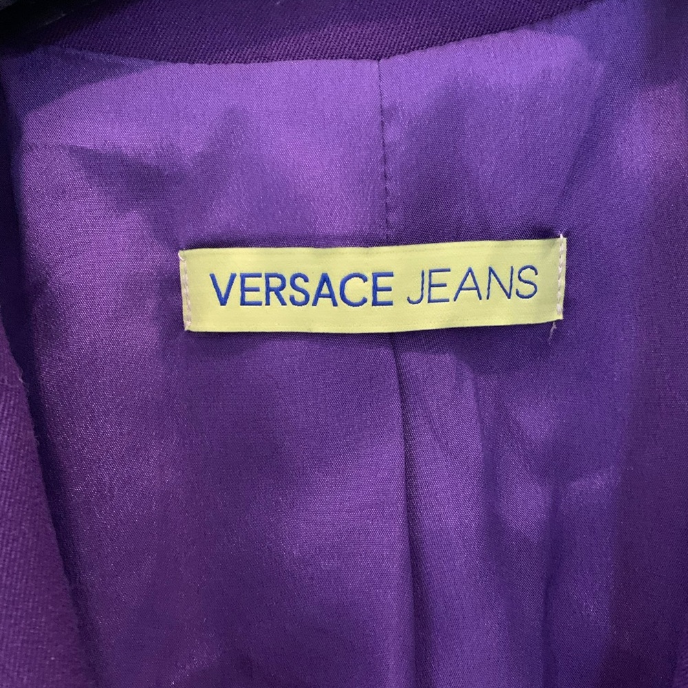 Versace Jeans purple blazer. Size 4 U.S. - Picture 4 of 6
